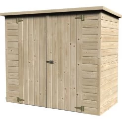 Abri à Vélos Bike Box 1,88m² En Bois Massif 12mm – Décor Et Jardin
