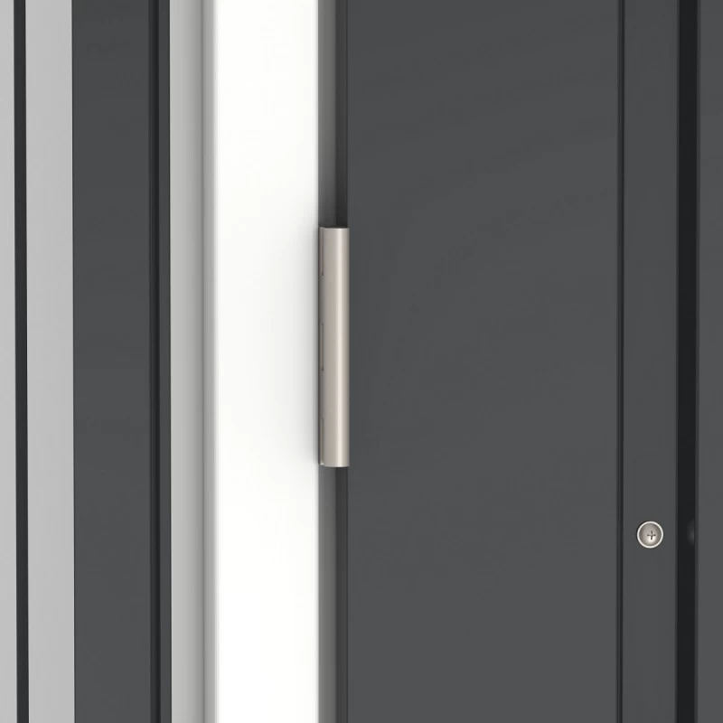 Abri à Vélos En Acier Anthracite Monopente 2,05m² + Kit D'ancrage - DURAMAX 8 Abri à Vélos En Acier Anthracite Monopente 2,05m² + Kit D'ancrage - DURAMAX – Image 6