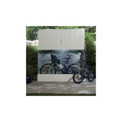 Abri à Vélos En Métal 1750L Anthracite 1,74m² + Kit D'ancrage TRIMETALS -Abri De Jardin abri a velos en metal 1750l anthracite 174m trimetals 2