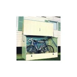 Abri à Vélos En Métal 1750L Anthracite 1,74m² + Kit D'ancrage TRIMETALS -Abri De Jardin abri a velos en metal 1750l anthracite 174m trimetals 3