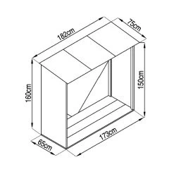 Abri Bûches En Métal 1,37m² Imitation Bois Vieilli 7 Abri Bûches En Métal 1,37m² Imitation Bois Vieilli -Abri De Jardin abri buches en metal 137m imitation bois vieilli 2