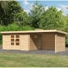 Abri De Jardin 11,49m² En Bois Massif 40mm Trittau 5 Avec Appentis 330cm, Paroi Arrière Et Latérale – Karibu 2 Abri De Jardin 11,49m² En Bois Massif 40mm Trittau 5 Avec Appentis 330cm, Paroi Arrière Et Latérale – Karibu -Abri De Jardin abri de jardin 1149m en bois massif 40mm trittau 5 avec appentis 330cm paroi arriere et laterale woodfeeling