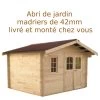 Abri De Jardin 13,09m² – Madriers 42mm Livré Et Monté -Abri De Jardin abri de jardin 1291m madriers 42mm livre et monte