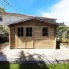 Abri De Jardin 12m² PLUS En Bois 40mm Traité Teinté Marron Gardy Shelter 2 Abri De Jardin 12m² PLUS En Bois 40mm Traité Teinté Marron Gardy Shelter -Abri De Jardin abri de jardin 12m plus en bois 40mm traite teinte marron gardy shelter