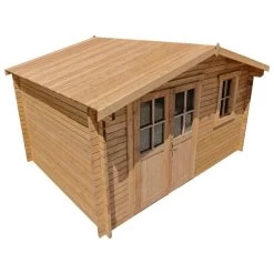 Abri De Jardin 12m² PLUS En Bois 40mm Traité Teinté Marron Gardy Shelter 13 Abri De Jardin 12m² PLUS En Bois 40mm Traité Teinté Marron Gardy Shelter -Abri De Jardin abri de jardin 12m plus en bois 40mm traite teinte marron gardy shelter 5