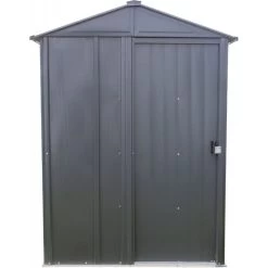 Abri De Jardin 1,5m² Toit Double Pente En Acier Galvanisé Anthracite Spacemaker -Abri De Jardin abri de jardin 15m toit double pente en acier galvanise anthracite spacemaker 3