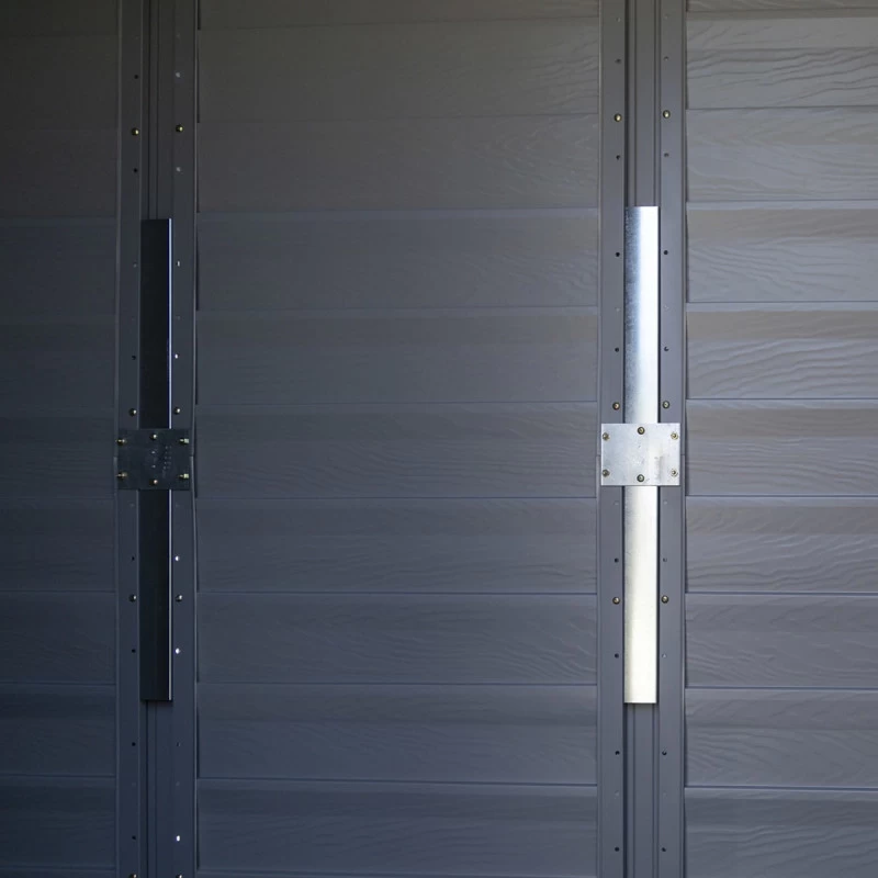 Abri De Jardin 2,35m² Monopente En Acier Galvanisé Anthracite Spacemaker 5 Abri De Jardin 2,35m² Monopente En Acier Galvanisé Anthracite Spacemaker – Image 3