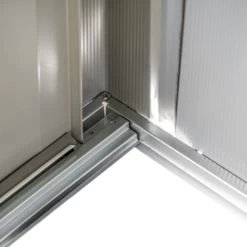 Abri De Jardin 2,93m² Toit Double Pente En Acier Galvanisé Aspect Bois Spacemaker 11 Abri De Jardin 2,93m² Toit Double Pente En Acier Galvanisé Aspect Bois Spacemaker -Abri De Jardin abri de jardin 293m toit double pente en acier galvanise aspect bois spacemaker 3