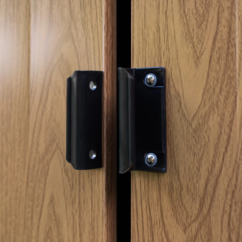 Abri De Jardin 2,93m² Toit Double Pente En Acier Galvanisé Aspect Bois Spacemaker 8 Abri De Jardin 2,93m² Toit Double Pente En Acier Galvanisé Aspect Bois Spacemaker – Image 6