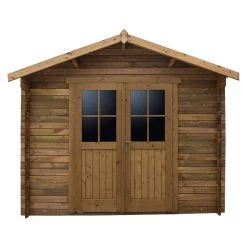 Abri De Jardin 9m² PLUS En Bois 40mm Traité Teinté Marron Gardy Shelter 11 Abri De Jardin 9m² PLUS En Bois 40mm Traité Teinté Marron Gardy Shelter -Abri De Jardin abri de jardin 9m plus en bois 40mm traite teinte marron gardy shelter 3