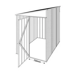 Abri De Jardin Adossé Colorbond Gris Ardoise En Acier Galvanisé 3,39m² EASYSHED 7 Abri De Jardin Adossé Colorbond Gris Ardoise En Acier Galvanisé 3,39m² EASYSHED -Abri De Jardin abri de jardin adosse colorbond gris ardoise en acier galvanise 339m easyshed 2