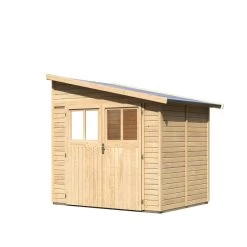 Abri De Jardin Adossé En Bois Certifié 4,18m² Bomlitz 2 - Karibu -Abri De Jardin abri de jardin adosse en bois certifie 418m bomlitz 2 karibu 3