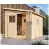 Abri De Jardin Adossé En Bois Certifié 6,23m² Bomlitz 3 - Karibu -Abri De Jardin abri de jardin adosse en bois certifie 623m bomlitz 3 karibu