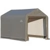 Abri De Jardin Démontable 5,4m² En Acier Et Polyéthylène Gris – Shelter Logic -Abri De Jardin abri de jardin demontable 54m en acier et polyethylene gris shelter logic