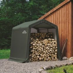 Abri De Jardin Démontable 5,76m² En Acier Et Polyéthylène Vert – Shelter Logic 9 Abri De Jardin Démontable 5,76m² En Acier Et Polyéthylène Vert – Shelter Logic -Abri De Jardin abri de jardin demontable 576m en acier et polyethylene vert shelter logic 1