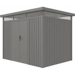 Abri De Jardin En Acier Galvanisé Kosto 6,76m² + Kit D'ancrage - X-Métal -Abri De Jardin abri de jardin en acier galvanise kosto 676m kit d ancrage x metal 3
