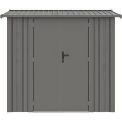 Abri De Jardin En Acier Galvanisé Roka 4,08m² + Kit D'ancrage - X-Métal -Abri De Jardin abri de jardin en acier galvanise roka 408m kit d ancrage x metal 3