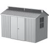 Abri De Jardin En Aluminium Gris Avec Puits De Lumière 4,33m² + Kit Fondation - DURAMAX 1 Abri De Jardin En Aluminium Gris Avec Puits De Lumière 4,33m² + Kit Fondation - DURAMAX -Abri De Jardin abri de jardin en aluminium gris avec puits de lumiere 433m kit fondation duramax