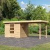Abri De Jardin En Bois 5,25m² Avec Appentis De 2,80 M Freiburg 3 - Karibu 2 Abri De Jardin En Bois 5,25m² Avec Appentis De 2,80 M Freiburg 3 - Karibu -Abri De Jardin abri de jardin en bois 525m avec appentis de 280 m freiburg 3 karibu