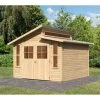 Abri De Jardin En Bois 9,24m² Avec Toit En Gradins - Grauburg 7 - Karibu -Abri De Jardin abri de jardin en bois 924m avec toit en gradins grauburg 7 karibu
