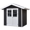 Abri De Jardin En Bois Composite 28mm Anthracite 4,77m² PREMIUM - Woodlife Garden -Abri De Jardin abri de jardin en bois composite 28mm anthracite 477m premium woodlife garden