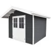 Abri De Jardin En Bois Composite 28mm Anthracite 7,78m² PREMIUM - Woodlife Garden
