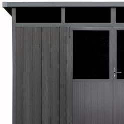 Abri De Jardin En Bois Composite 28mm Anthracite 8,09m² WINSTON Skylight - Woodlife Garden 10 Abri De Jardin En Bois Composite 28mm Anthracite 8,09m² WINSTON Skylight - Woodlife Garden -Abri De Jardin abri de jardin en bois composite 28mm anthracite 809m winston skylight woodlife garden 2