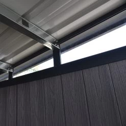 Abri De Jardin En Bois Composite 28mm Anthracite 8,09m² WINSTON Skylight - Woodlife Garden 13 Abri De Jardin En Bois Composite 28mm Anthracite 8,09m² WINSTON Skylight - Woodlife Garden -Abri De Jardin abri de jardin en bois composite 28mm anthracite 809m winston skylight woodlife garden 5