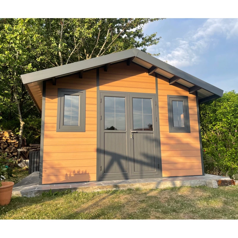 Abri De Jardin En Bois Composite 28mm Aspect Bois 10,71m² PREMIUM - Woodlife Garden 6 Abri De Jardin En Bois Composite 28mm Aspect Bois 10,71m² PREMIUM - Woodlife Garden – Image 4