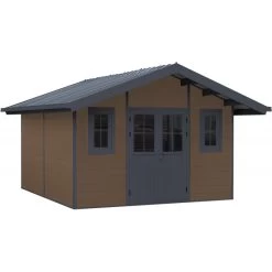 Abri De Jardin En Bois Composite 28mm Aspect Bois 14,75m² PREMIUM - Woodlife Garden 9 Abri De Jardin En Bois Composite 28mm Aspect Bois 14,75m² PREMIUM - Woodlife Garden -Abri De Jardin abri de jardin en bois composite 28mm aspect bois 1475m premium woodlife garden 1