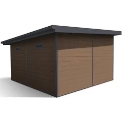 Abri De Jardin En Bois Composite 28mm Aspect Bois 14,90m² PREMIUM Toit Plat - Woodlife Garden 11 Abri De Jardin En Bois Composite 28mm Aspect Bois 14,90m² PREMIUM Toit Plat - Woodlife Garden -Abri De Jardin abri de jardin en bois composite 28mm aspect bois 1490m premium toit plat woodlife garden 3