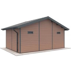 Abri De Jardin En Bois Composite 28mm Aspect Bois 19,22m² PREMIUM - Woodlife Garden -Abri De Jardin abri de jardin en bois composite 28mm aspect bois 1922m premium woodlife garden 2