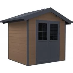 Abri De Jardin En Bois Composite 28mm Aspect Bois 4,77m² PREMIUM - Woodlife Garden -Abri De Jardin abri de jardin en bois composite 28mm aspect bois 477m premium woodlife garden 1