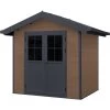Abri De Jardin En Bois Composite 28mm Aspect Bois 4,77m² PREMIUM - Woodlife Garden -Abri De Jardin abri de jardin en bois composite 28mm aspect bois 477m premium woodlife garden