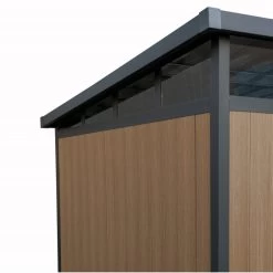 Abri De Jardin En Bois Composite 28mm Aspect Bois 5,28m² WINSTON Skylight - Woodlife Garden -Abri De Jardin abri de jardin en bois composite 28mm aspect bois 528m winston skylight woodlife garden 4