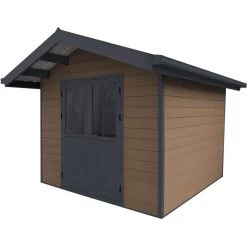 Abri De Jardin En Bois Composite 28mm Aspect Bois 7,78m² PREMIUM - Woodlife Garden -Abri De Jardin abri de jardin en bois composite 28mm aspect bois 778m premium woodlife garden 1