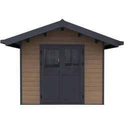 Abri De Jardin En Bois Composite 28mm Aspect Bois 7,78m² PREMIUM - Woodlife Garden -Abri De Jardin abri de jardin en bois composite 28mm aspect bois 778m premium woodlife garden 2