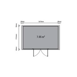 Abri De Jardin En Bois Composite 28mm Aspect Bois 8,09m² WINSTON Skylight - Woodlife Garden -Abri De Jardin abri de jardin en bois composite 28mm aspect bois 809m winston skylight woodlife garden 2