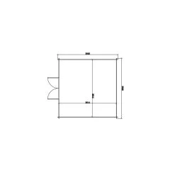 Abri De Jardin En Bois Composite 28mm Gris Foncé 14,44m² Double Porte Alu Et Double Vitrage - WoodLife Garden -Abri De Jardin abri de jardin en bois composite 28mm gris fonce 1444m double porte alu et double vitrage woodlife 4