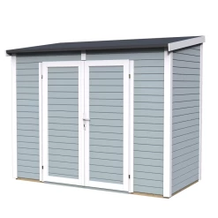 Abri De Jardin En Bois Gris Clair 3,49m² Skur 2 + Plancher – Baltic 10 Abri De Jardin En Bois Gris Clair 3,49m² Skur 2 + Plancher – Baltic -Abri De Jardin abri de jardin en bois gris clair 349m skur 2 plancher baltic 1