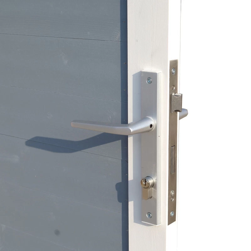 Abri De Jardin En Bois Gris Clair 3,49m² Skur 2 + Plancher – Baltic 8 Abri De Jardin En Bois Gris Clair 3,49m² Skur 2 + Plancher – Baltic – Image 6