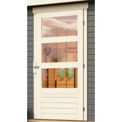 Abri De Jardin En Bois Gris Terre 6,55m² Avec Appentis De 2,40 M Freiburg 4 - Karibu -Abri De Jardin abri de jardin en bois gris terre 655m avec appentis de 240 m freiburg 4 karibu 5