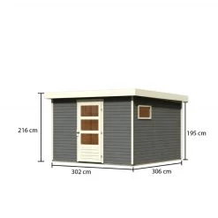 Abri De Jardin En Bois Gris Terre 9,24m² Freiburg 6 - Karibu 11 Abri De Jardin En Bois Gris Terre 9,24m² Freiburg 6 - Karibu -Abri De Jardin abri de jardin en bois gris terre 924m freiburg 6 karibu 3