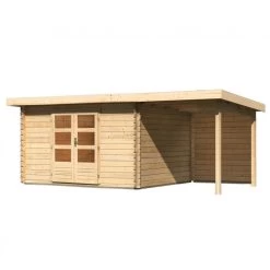Abri De Jardin En Bois Massif 10,60m² Bastrup 7 Avec Appentis 200cm Et Paroi Arrière – Karibu 10 Abri De Jardin En Bois Massif 10,60m² Bastrup 7 Avec Appentis 200cm Et Paroi Arrière – Karibu -Abri De Jardin abri de jardin en bois massif 1060m bastrup 7 avec appentis 200cm et paroi arriere woodfeeling 2