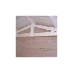 Abri De Jardin En Bois Massif 12,3m² – Madriers 42mm – Habrita -Abri De Jardin abri de jardin en bois massif 123m madriers 42mm 3