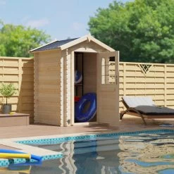 Abri De Jardin En Bois Massif 2,2m² HURON – Madriers 19mm – Forest Style -Abri De Jardin abri de jardin en bois massif 22m huron madriers 19mm forest style 3