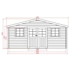 Abri De Jardin En Bois Massif 28mm ZÜRICH Avec Double Porte 19,71m² - SOLID -Abri De Jardin abri de jardin en bois massif 28mm zurich avec double porte 1971m solid 2