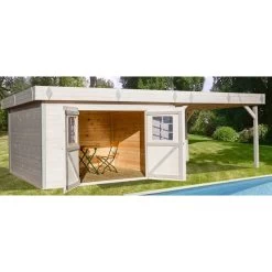 Abri De Jardin En Bois Massif 29,04m² Avec Terrasse – Madriers 28mm – Toiture En Bac Acier – Habrita 7 Abri De Jardin En Bois Massif 29,04m² Avec Terrasse – Madriers 28mm – Toiture En Bac Acier – Habrita -Abri De Jardin abri de jardin en bois massif 2904m avec terrasse madriers 28mm toiture en bac acier habrita 2