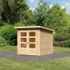 Abri De Jardin En Bois Massif 3,46m² Stockach 2 – Karibu -Abri De Jardin abri de jardin en bois massif 346m stockach 2 woodfeeling