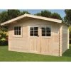 Abri De Jardin En Bois Massif 34mm Salzburg Avec Double Porte 11,56m² - SOLID -Abri De Jardin abri de jardin en bois massif 34mm salzburg avec double porte 1156m solid